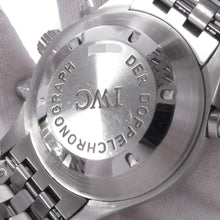 将图像加载到图库查看器中，IWC DoppelChronograph W42mm Stainless Steel Black DialIW371319
