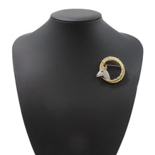 将图像加载到图库查看器中，TIFFANY&amp;Co. Ibex Brooch Jean Schlumberger60022750 K18YG Pt950
