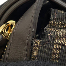 将图像加载到图库查看器中，FENDI Zucca Simply One Shoulder Bag Brown8BS097 FFJacquard Leather Size Small
