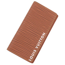 将图像加载到图库查看器中，LOUIS VUITTON Portefeuille Brazza NM BrownM82631 Epi Leather
