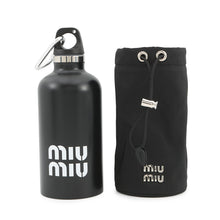 将图像加载到图库查看器中，MIUMIU Stainless steel water bottle Black5UH009 Stainless steel Size 350ml
