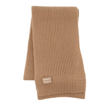 将图像加载到图库查看器中，MIUMIU Wool KnitScarf Scarf Beige5FS048 Virgin Wool70% Cashmere30%
