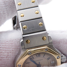 Load image into Gallery viewer, CARTIER Santos Octagon SM W25mm Stainless Steel K18YG Ivory DialW2001683 / 187903
