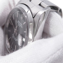 将图像加载到图库查看器中，ROLEX Oyster Perpetual Date W34mm Stainless Steel Black Dial15200

