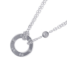 Load image into Gallery viewer, CARTIER Love Circle Diamond NecklaceB7219400 18K White Gold
