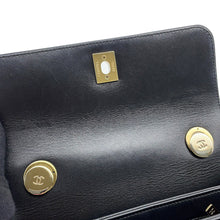 Load image into Gallery viewer, CHANEL Top Handle Mini Flap Bag BlackAS4654 Lambskin Size Mini
