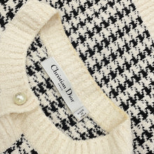 将图像加载到图库查看器中，Dior Houndstooth Ensemble Size 34 White/Black354W05AM324 Cotton35% Polyester28% Nylon19%
