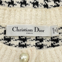 将图像加载到图库查看器中，Dior Houndstooth Ensemble Size 34 White/Black354W05AM324 Cotton35% Polyester28% Nylon19%

