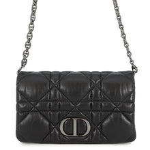 Load image into Gallery viewer, Dior Caro Pouch Macrocannage ChainShoulder Bag BlackS5135BNGX Lambskin
