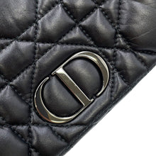 Load image into Gallery viewer, Dior Caro Pouch Macrocannage ChainShoulder Bag BlackS5135BNGX Lambskin
