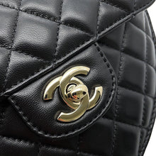 Load image into Gallery viewer, CHANEL Matelasse Heart Shape Bag BlackAS3191 Lambskin Size Large
