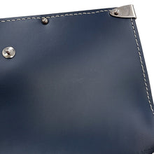 将图像加载到图库查看器中，GOYARD Monte Carlo Mini Case Shoulder Bag Navy BlueMONTE2MINTY12CL12P PVC Wood
