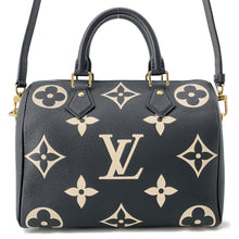 将图像加载到图库查看器中，LOUIS VUITTON Speedy Bandouliere RedM58947 Bicolor Monogram Empreinte Leather Size 25
