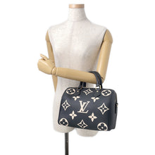 将图像加载到图库查看器中，LOUIS VUITTON Speedy Bandouliere RedM58947 Bicolor Monogram Empreinte Leather Size 25
