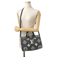 将图像加载到图库查看器中，LOUIS VUITTON Speedy Bandouliere RedM58947 Bicolor Monogram Empreinte Leather Size 25
