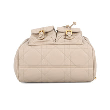 Load image into Gallery viewer, Dior Caro Macrocannage Backpack PowderBeigeM6301UNOZ Lambskin Size Medium
