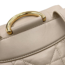 Load image into Gallery viewer, Dior Caro Macrocannage Backpack PowderBeigeM6301UNOZ Lambskin Size Medium
