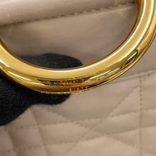 Load image into Gallery viewer, Dior Caro Macrocannage Backpack PowderBeigeM6301UNOZ Lambskin Size Medium
