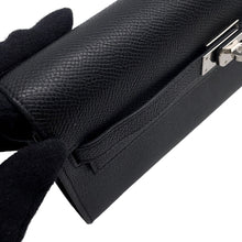 将图像加载到图库查看器中，HERMES Kelly wallet long to go Black Epsom
