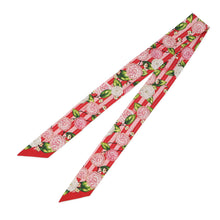 Load image into Gallery viewer, CHANEL Slim Bandeau RedAAB695 Silk100%
