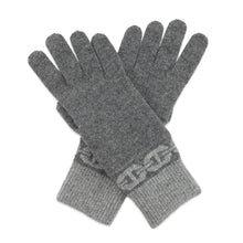 将图像加载到图库查看器中，HERMES Glove 《Heaven》 Size M Charbon/Flannel Cashmere99% Elastine1%
