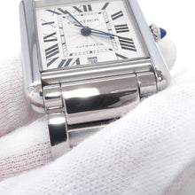 将图像加载到图库查看器中，CARTIER tank mast XL H41mmxW31mm Stainless Steel Silver DialWSTA0053
