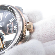 Load image into Gallery viewer, CARTIER Caliber de Cartier Diver W42mm Stainless Steel Black DialW7100054
