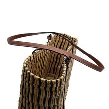 Load image into Gallery viewer, LOEWE square basket bag Natural/BrownA223099X01 Raffia Leather
