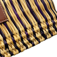 Load image into Gallery viewer, LOEWE square basket bag Natural/BrownA223099X01 Raffia Leather

