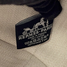 Load image into Gallery viewer, HERMES Brid a Black Marine Canvas Size GM
