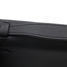 将图像加载到图库查看器中，HERMES PochetteKelly Black Swift Leather
