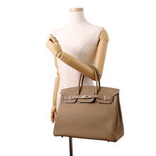 将图像加载到图库查看器中，HERMES Birkin Etoupe Togo Leather Size 35
