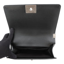 Load image into Gallery viewer, CHANEL Boy Chanel ChainShoulder Bag BlackA67086 Caviar Leather Size 25
