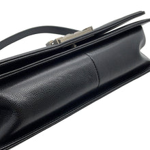 Load image into Gallery viewer, CHANEL Boy Chanel ChainShoulder Bag BlackA67086 Caviar Leather Size 25
