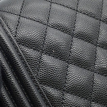 Load image into Gallery viewer, CHANEL Boy Chanel ChainShoulder Bag BlackA67086 Caviar Leather Size 25
