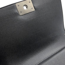 Load image into Gallery viewer, CHANEL Boy Chanel ChainShoulder Bag BlackA67086 Caviar Leather Size 25

