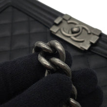 Load image into Gallery viewer, CHANEL Boy Chanel ChainShoulder Bag BlackA67086 Caviar Leather Size 25
