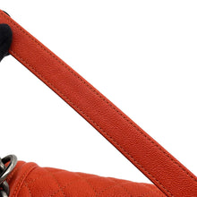 Load image into Gallery viewer, CHANEL Boy Chanel ChainShoulder Bag OrangeA67085 Caviar Leather Size Small
