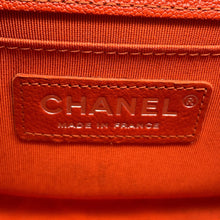 Load image into Gallery viewer, CHANEL Boy Chanel ChainShoulder Bag OrangeA67085 Caviar Leather Size Small
