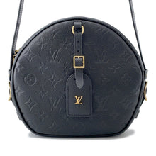 Load image into Gallery viewer, LOUIS VUITTON Boite Chapeau Souple NoirM45649 Monogram Empreinte Leather Size MM
