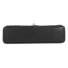Load image into Gallery viewer, CHANEL Matelasse W Flap ChainShoulder Bag BlackA01112 Caviar Leather Size 25
