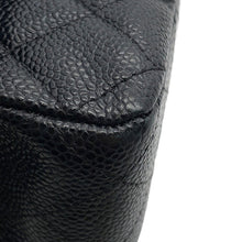 Load image into Gallery viewer, CHANEL Matelasse W Flap ChainShoulder Bag BlackA01112 Caviar Leather Size 25
