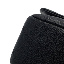 Load image into Gallery viewer, CHANEL Matelasse W Flap ChainShoulder Bag BlackA01112 Caviar Leather Size 25
