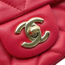 Load image into Gallery viewer, CHANEL Mini Matelasse ChainShoulder Bag PinkA69900 Lambskin Size 20
