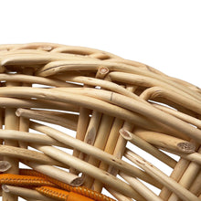 将图像加载到图库查看器中，HERMES Round tray "Ozre color" PM Jaune Doll Willow Swift Leather Glass
