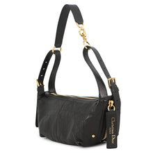 Load image into Gallery viewer, Dior Flat Macrocannage D-Journey Bag BlackM2416UNUO Calf Leather Size Small
