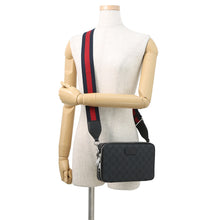 将图像加载到图库查看器中，GUCCI GG Black Shoulder Bag Black774161 GG Supreme Size Small
