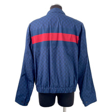 Load image into Gallery viewer, GUCCI Web Stripe GGCotton Poplin Jacket Size 50 Blue833465 Cotton100%
