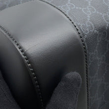 将图像加载到图库查看器中，GUCCI GGBlack Carry-On Duffle Bag Black478323 GG Supreme Leather
