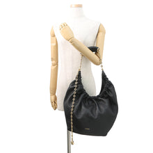 Load image into Gallery viewer, LOEWE Squeeze ChainShoulder Bag BlackA914Q37X01 Melonapalam Size Medium
